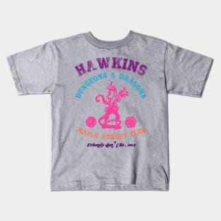 Hawkins D&D club (colors) Kids T-Shirt